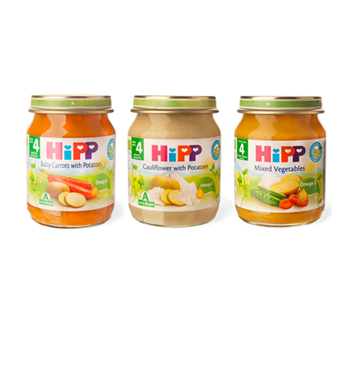 Meal For Infants Three Jars Of HiPP