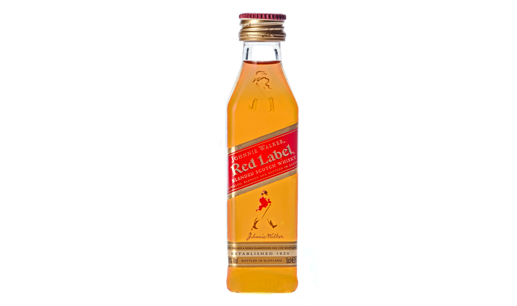 whisky 5 Label Johnnie cl, scotland . vol, Red walker, 40%