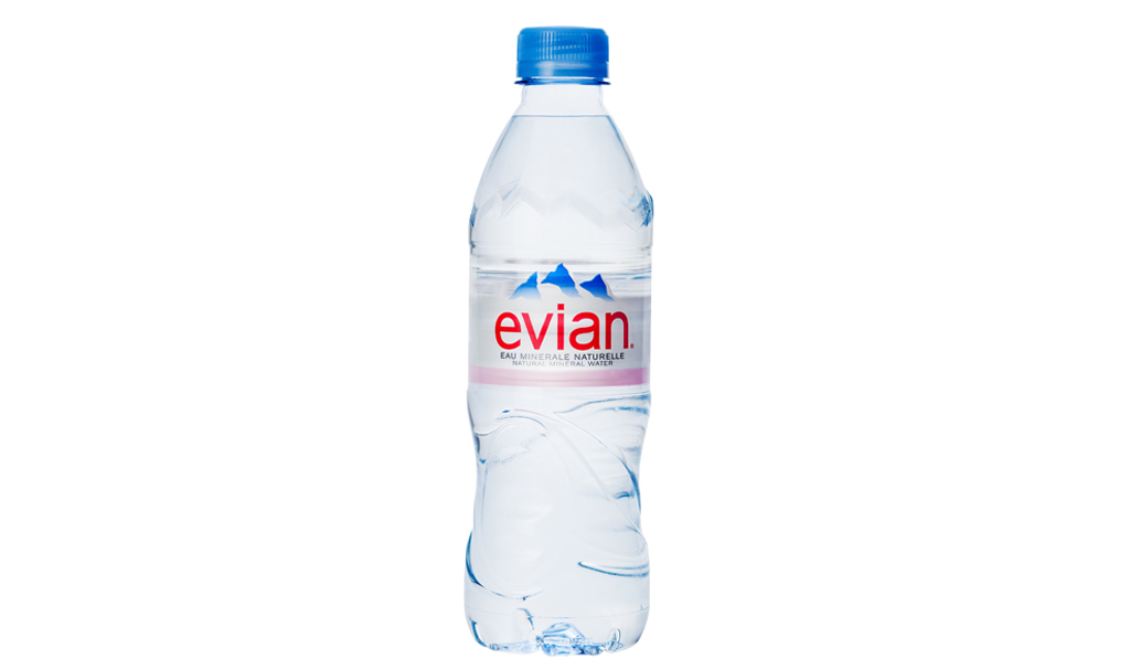 Evian, france. 50 cl still mineral water